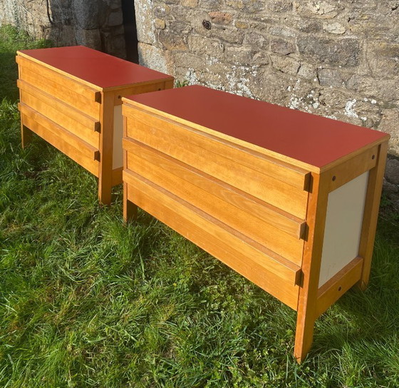 Image 1 of André Sornay (1902–2000) Coppia di cassettiere