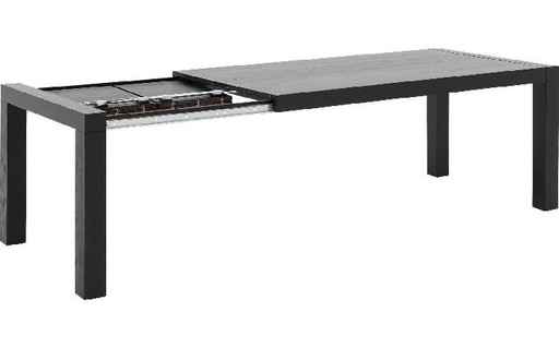 Mooie witte Bramante eettafel uitschuifbaar (tot 12 personen)