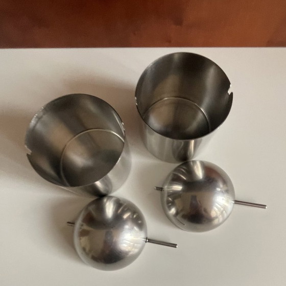 Posacenere Stelton AJ Cylinda Line 2 volte – Accessori da tavola, Metal, rvs (photo 7 of 12)