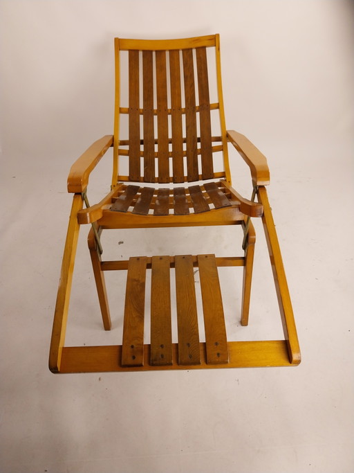 1 x Thonet Siesta Medezinal spa sun lounger 1950s