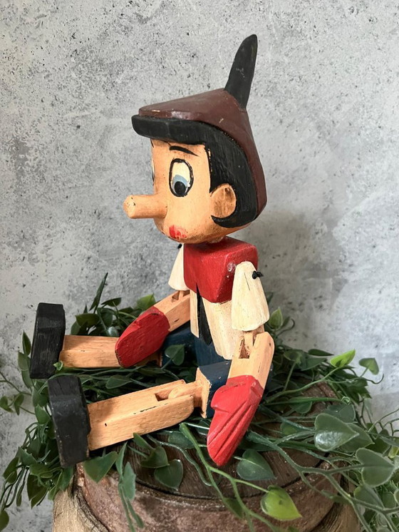 Image 1 of Vintage houten Pinokkio