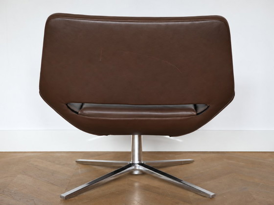 B&B Italia Metropolitan ME84 Armchairs – Pair in Brown Gamma Leather (photo 9 of 15)