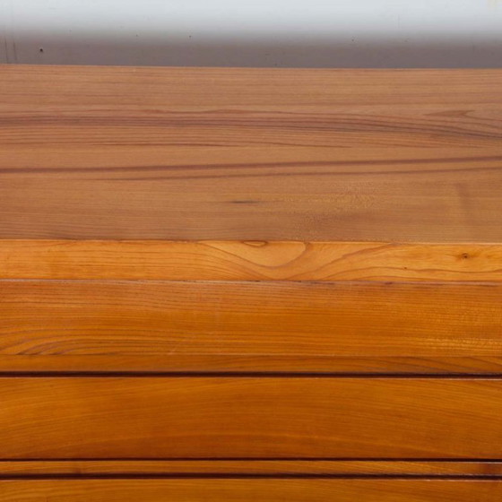 Image 1 of Cassettiera vintage in massello di olmo di Luigi Gorgoni, anni '70