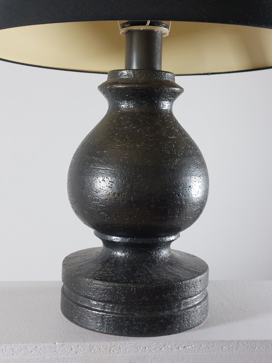 Image 1 of Vintage keramische tafellamp uit het midden van de eeuw Uno Östen Kristiansson Luxury Zweden