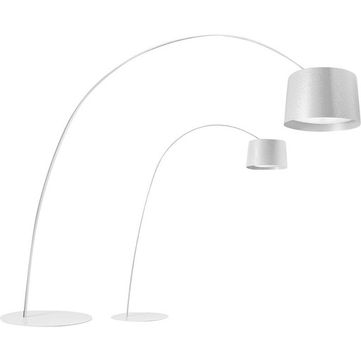 Vintage Arc Twice floor lamp in metal and polypropylene by Twiggy and Marc Sadler for Foscarini, 2022