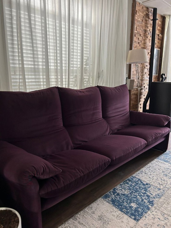 Image 1 of Cassina Maralunga 3-seater sofa + armchair