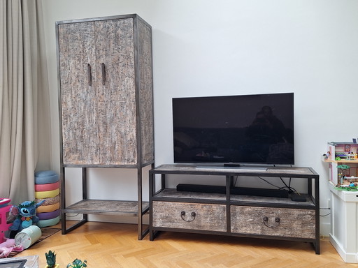 Mobile porta TV + mobiletto