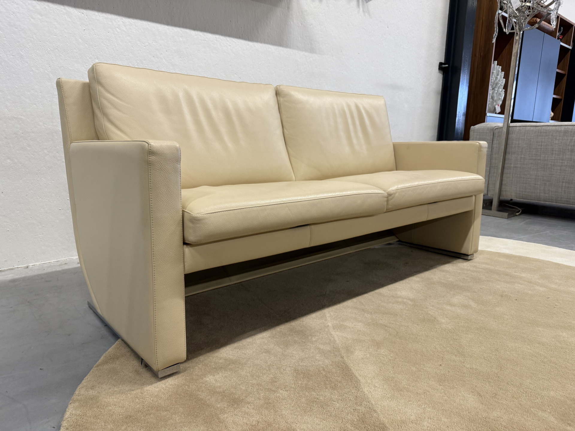 Leolux Timandra Bank 2.5-Zits Senso Sahel Leer | €799 | Whoppah