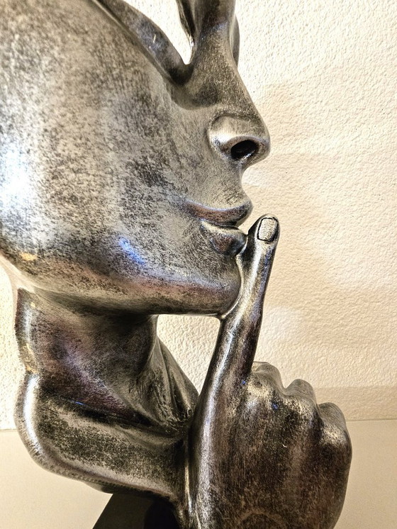 Image 1 of Sculpture moderne « Silence » d'après Salvador Dalí