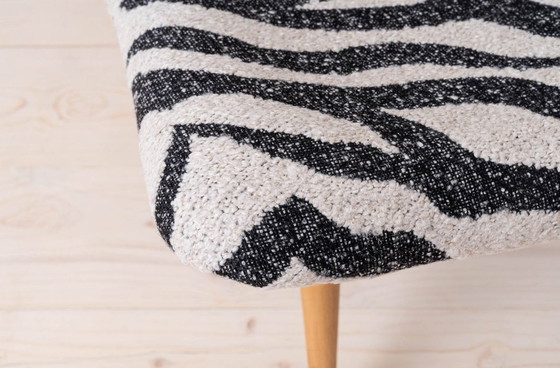 Image 1 of Poltrona lounge di Miroslav Navratil, 1959, rivestita in tessuto Kvadrat