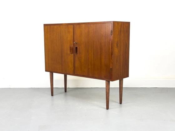 Deens dressoir in teak van Børge Mogensen voor Søborg Møbelfabrik, jaren 60 – Opbergkast, Wood (photo 16 of 21)