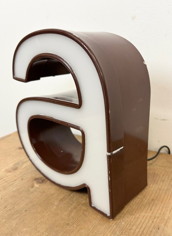 Image 1 of Lettera A illuminata d'epoca, anni '70