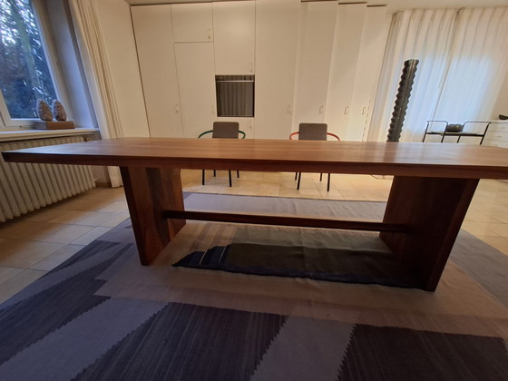 Image 1 of Table made of solid walnut