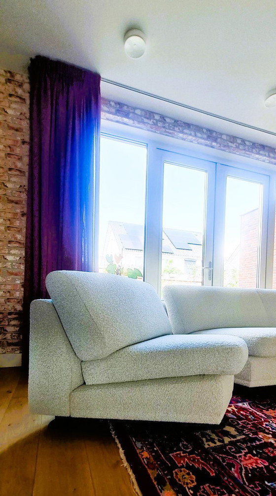 Image 1 of Leolux 4 seater sofa with corner