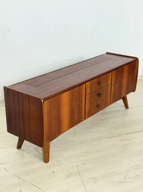 Image 1 of Mid-century sideboard / 1960s lowboard / vintage sideboard / chest of drawers