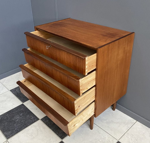 Teak Danish chest of drawers Hanbjerg Denmark