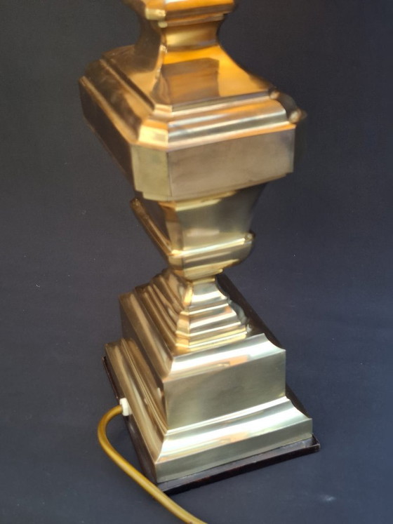 Image 1 of Vintage Italian Brass Table Lamp | 1950s