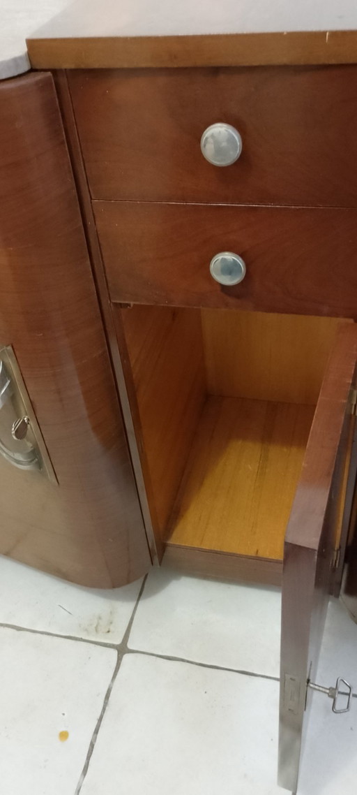 Art Deco houten dressoir