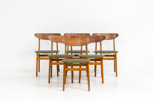 Set of 6 Farstrup 210 Chairs