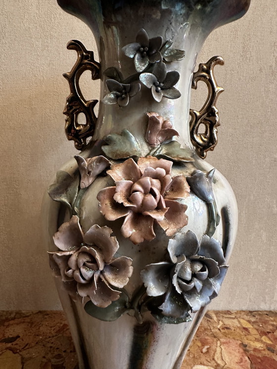 Image 1 of Große chinesische Vase H 45 cm - 20. Jahrhundert