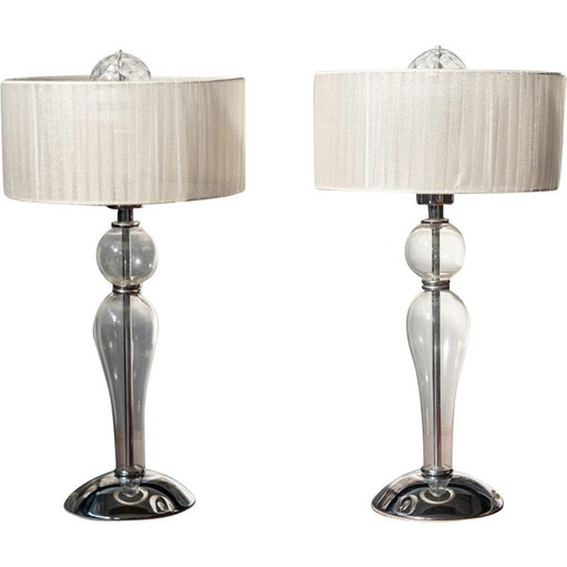 Pair of vintage table lamps by Iderl Lux, 2020