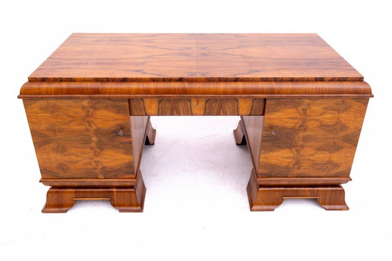 Image 1 of Ensemble de bureau Art déco des années 1930, Pologne.