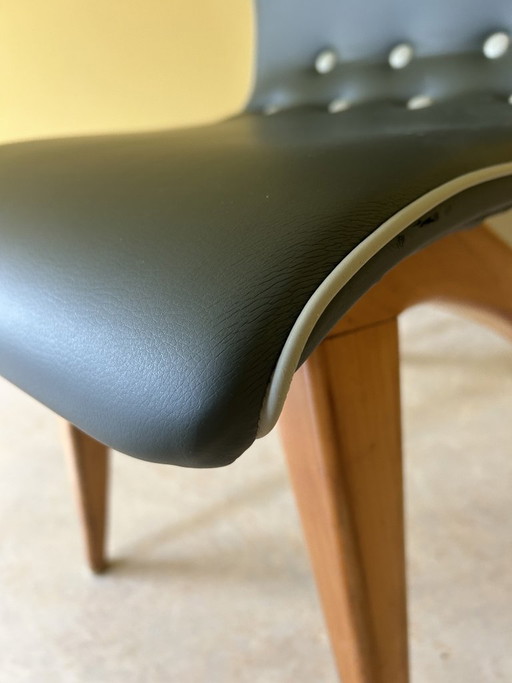 6 sedie Swing Chair di design – G.J. van Os | Design olandese di metà secolo