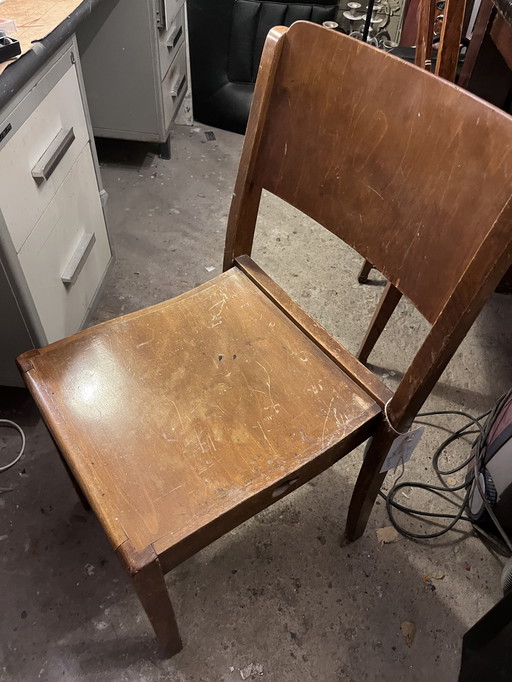 2x vintage stako chair deventer