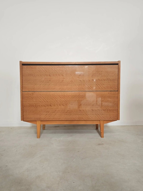 Houten opbergkist voor linnen of speelgoed Jitona Sobeslav 1960 – Opbergkast, Wood, Mid Century Modern (photo 2 of 20)