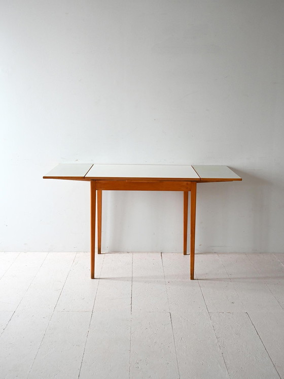 Image 1 of Vintage Scandinavian Teak and Formica Table