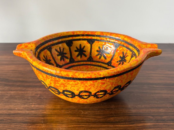 Italian ALDO LONDI for BITOSSI bowl from the 70s, Table accessories, Ceramic, Black (photo 6 of 13)