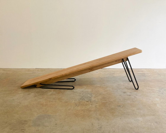 Image 1 of Panca pieghevole in legno Galvin Brothers