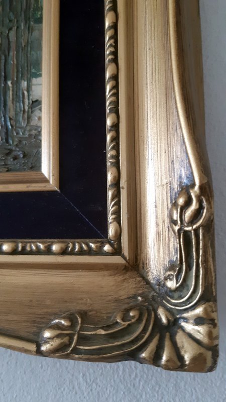 Image 1 of Tableau scène parisienne d’après Henri Rogers.