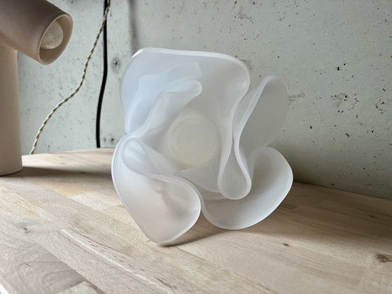 Image 1 of Vintage ‘handkerchief’ plexiglass vase