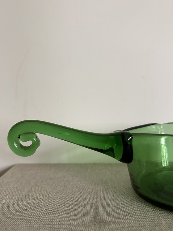 Bol Empoli Verde soufflé à la main - Italie années 70 – Glass (photo 5 of 10)