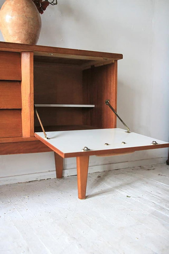 Vintage Golden Teak Sideboard from Jentique, 1960s (photo 7 of 7)