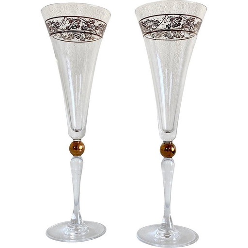 Kristallen Godiva champagneglazen, Frankrijk