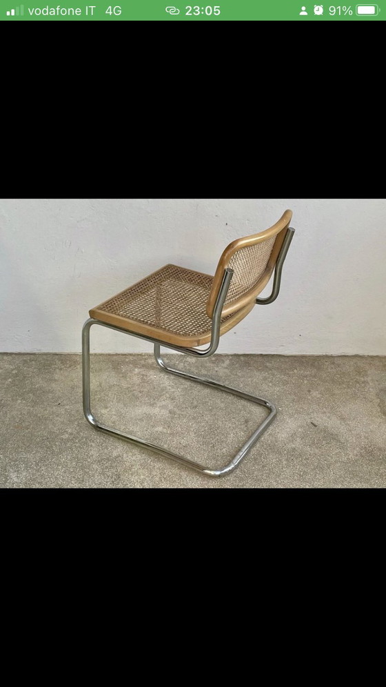 Image 1 of sedie  “B 32” (csd. “Cesca”), disegno originale di Marcel Breuer (1928), di produzione Gavina.