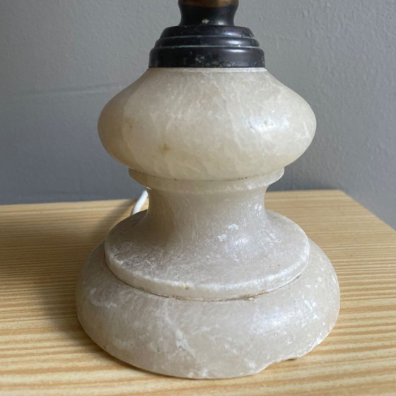 Lampe de table portugaise en marbre de style Art déco, années 1960 – Glass, Marble (photo 9 of 10)