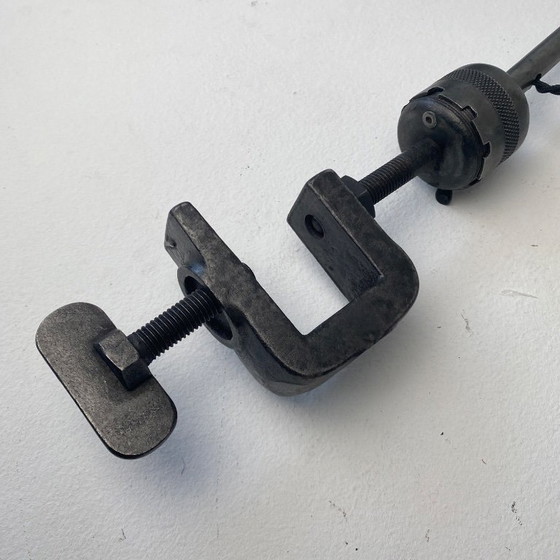 Image 1 of Antique Gras Ravel No. 300 Industrial Vise Lamp
