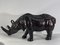 Mid-Century Leather Rhino Statue, England – beeldhouwkunst, Mid Century Modern
