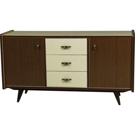 Vintage wood and formica sideboard, Germany 1960