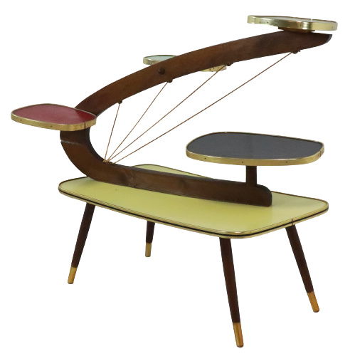 Mesa de plantas vintage 'Hastighet'
