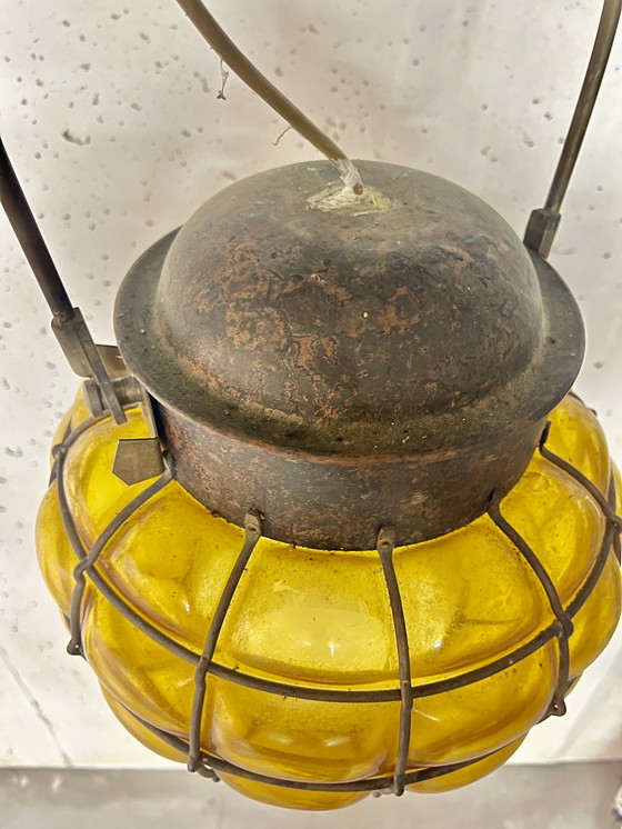 Image 1 of Antike Schiffslaterne 1800