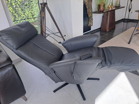 Poltrona relax elettrica Himolla S-Lounger 7804 – Poltrone relax, Pelle, Metallo (photo 6 of 10)