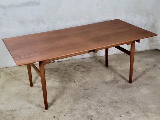Image 1 of Hans J. Wegner AT327 dining table for Andreas Tuck, Denmark 1965