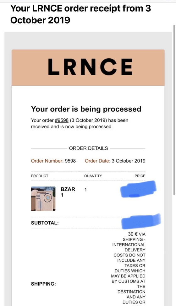 Image 1 of 1 x Kunstwerk von LRNCE