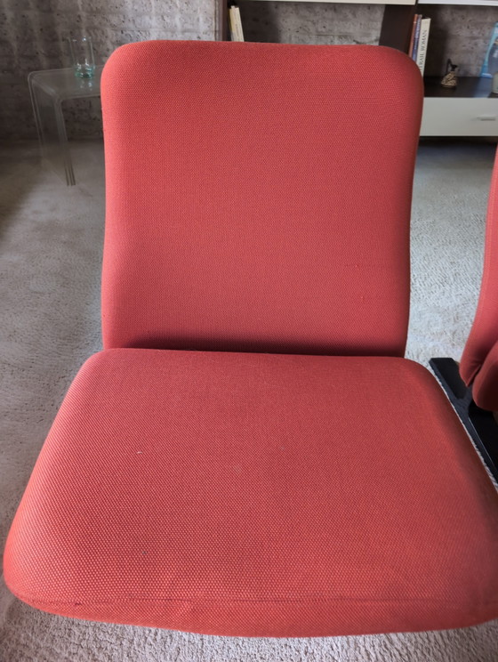 2 Concorde Fauteuils van Pierre Paulin voor Artifort – Metal, Textile (photo 6 of 6)