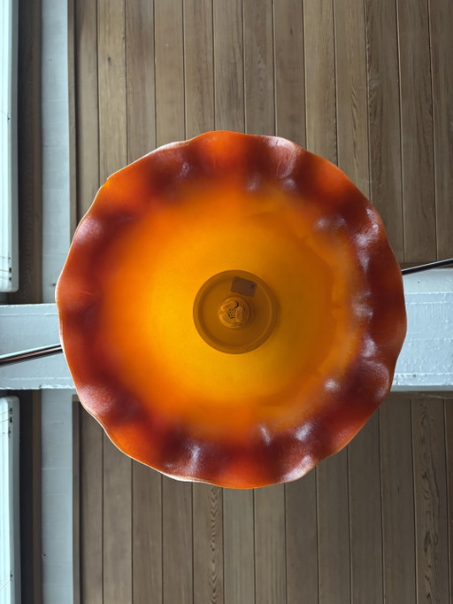 Suspension tulipe rétro – hanglampen, Plastic, Wood (photo 2 of 5)