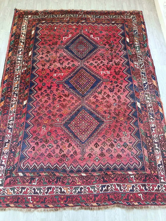 Image 1 of Handgemaakt Shiraz Perzisch tapijt